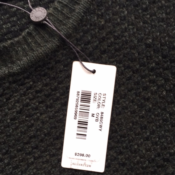 AG Jeans Crewneck Cashmere Wool Knit Sweater Med - Picture 7 of 7